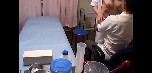  Japanese Voyeur Footage of Clumsy Nurses Making up for Their Mistakes to a Dominant Doctor 1 [upload king]
